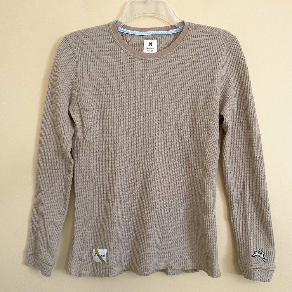 Tracksmith Long Sleeve Thermal Fells Waffle Layer Top